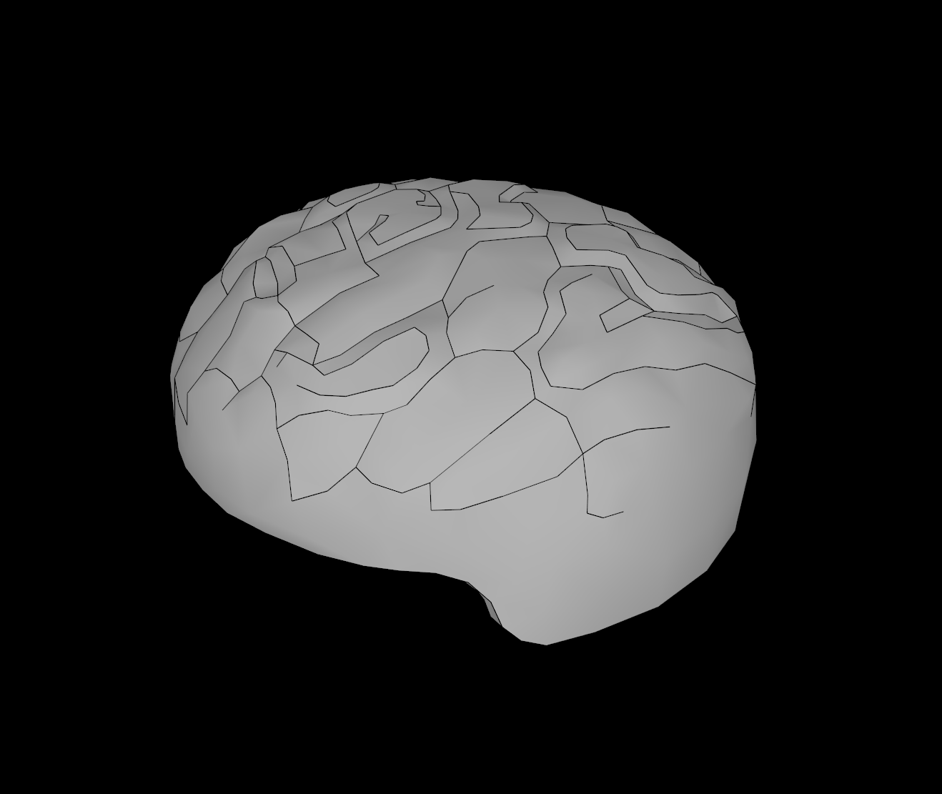 Lego Compatible (79687.dat) Minifig Hair Male Just on Top 3D model