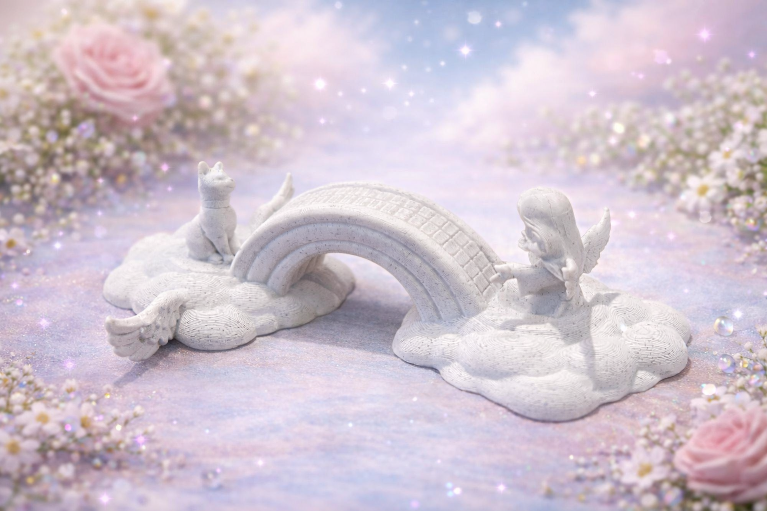 Rainbow Bridge – Cat to Angel Memorial Display