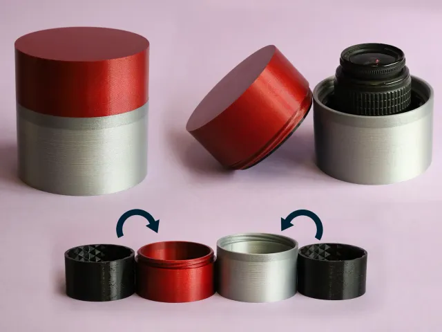 Protective lens case