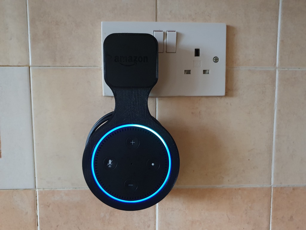 Echo Dot Socket Mount - UK 2nd Gen