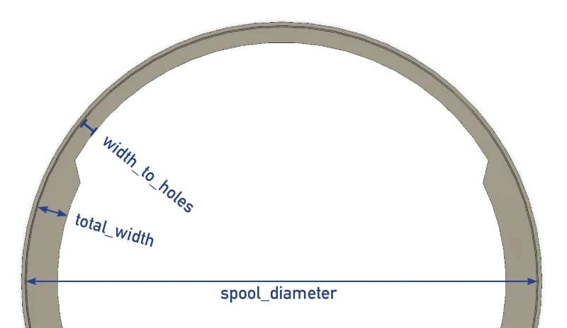 Cardboard Spool Ring for Bambu Lab AMS (parametric) by Blizzard, Download  free STL model