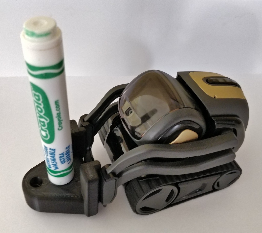Anki Vector marker holder (converts Vector to LOGO turtle robot) by