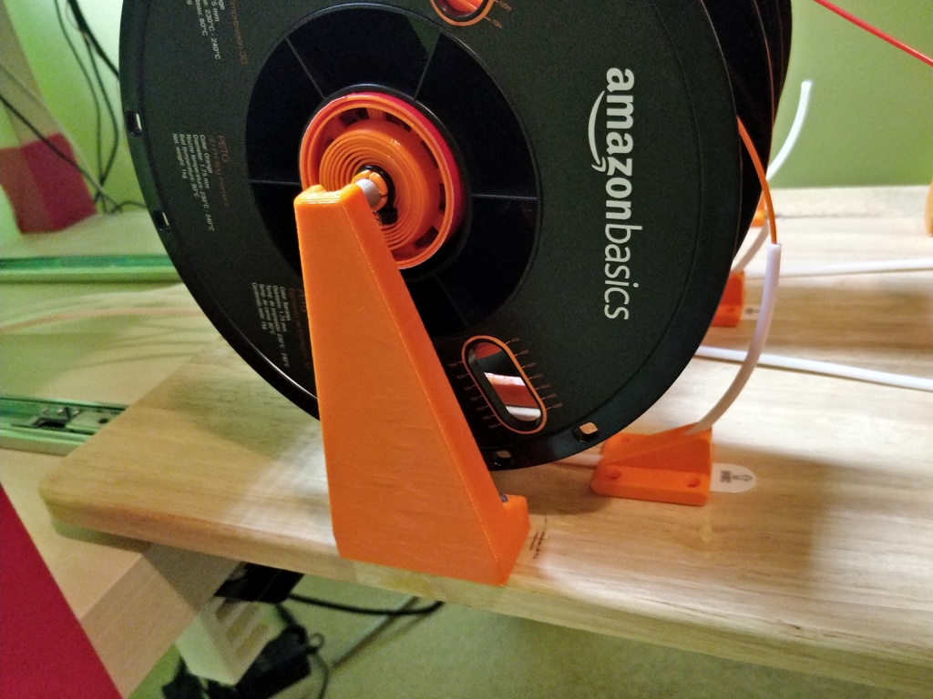 Below Spool Under-spool tabletop PTFE guide by universaljoint | Download free STL ...