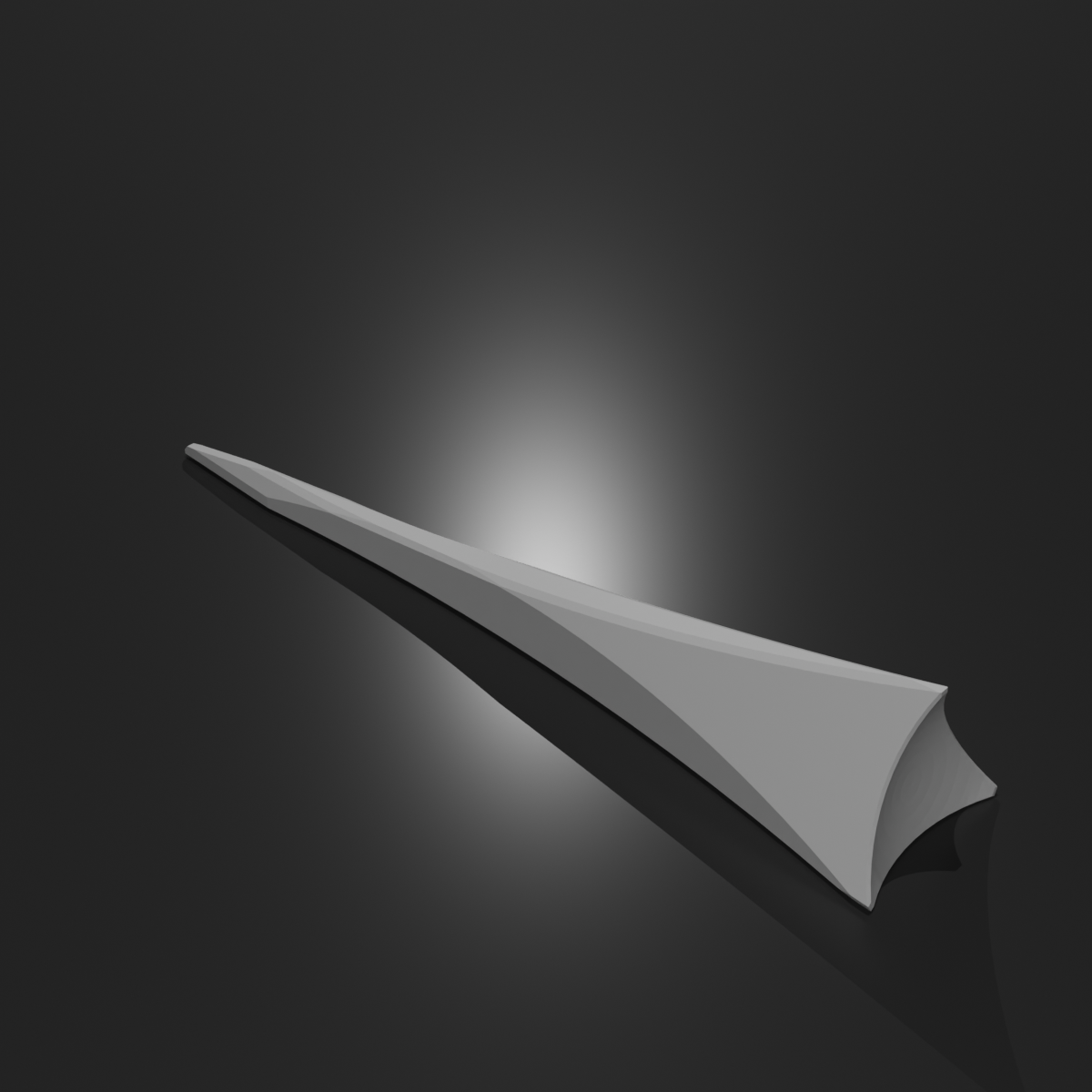 Miniatura 4 do modelo 3D Triangular Golf Tee