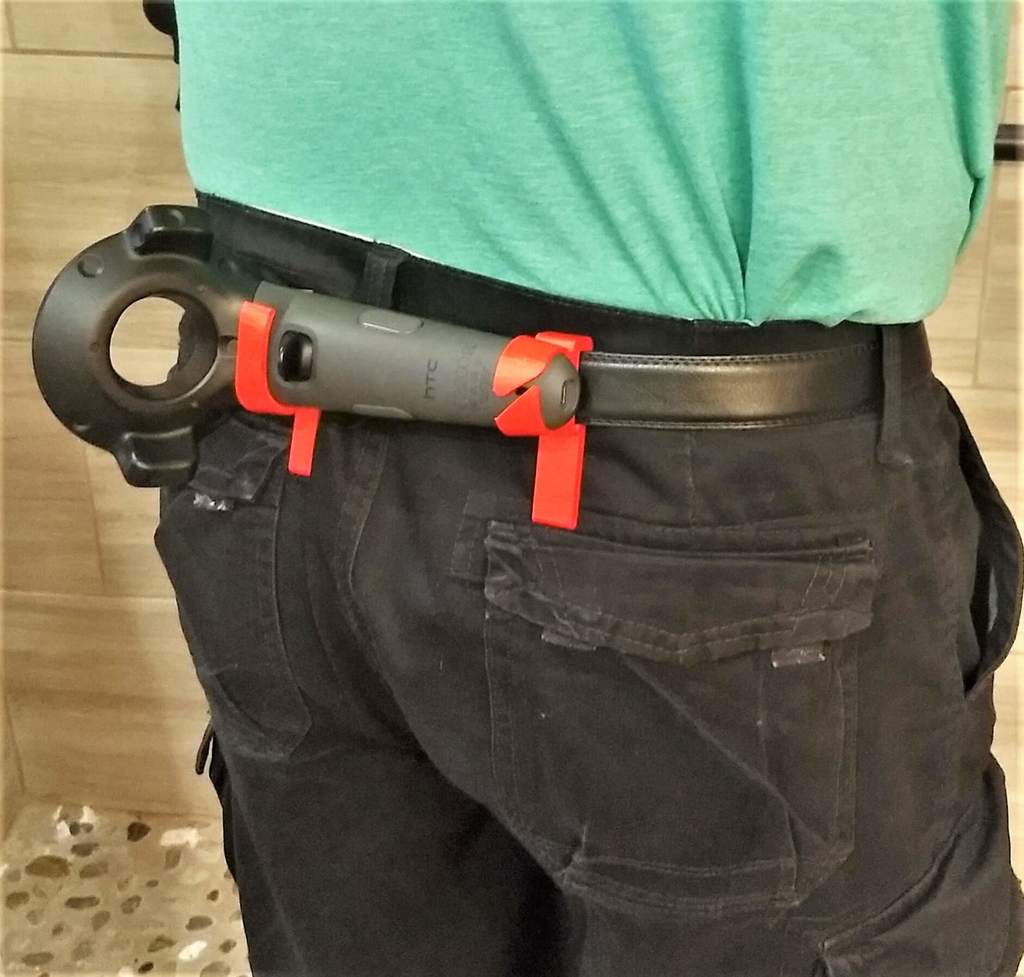 HTC Vive Controller Belt Clips by Youkai Download free STL model