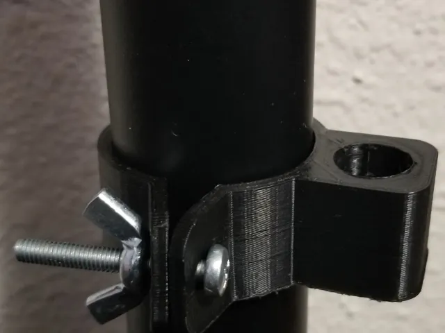 Microphone Holder for Dual Monitor Stand