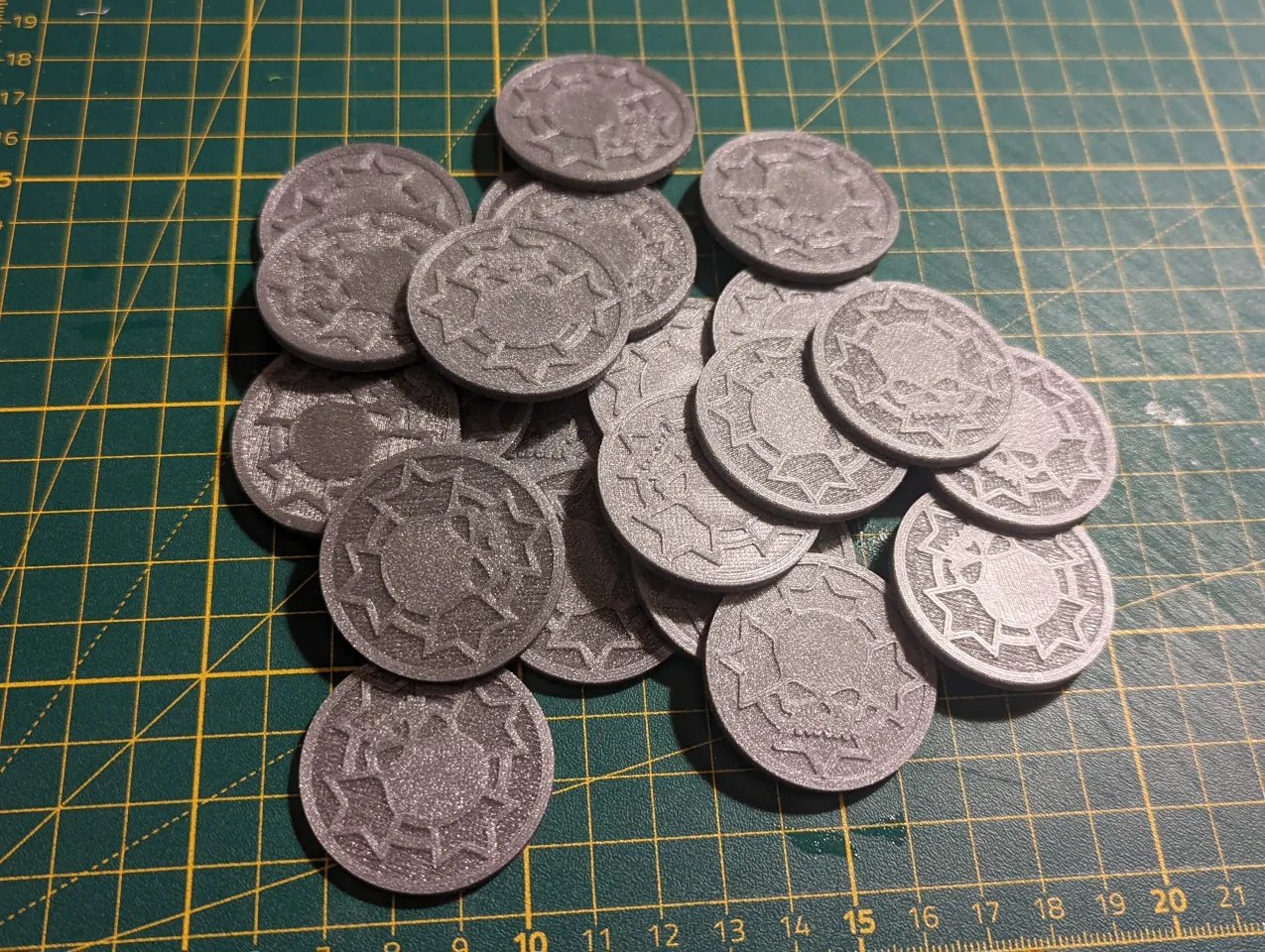 Printing physical coins  Warhammer Fantasy Roleplay Core Set