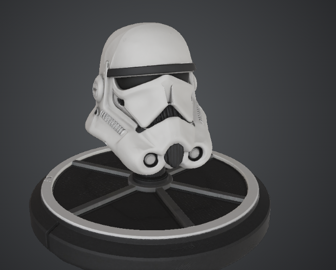 Stormtrooper Helmet Statue