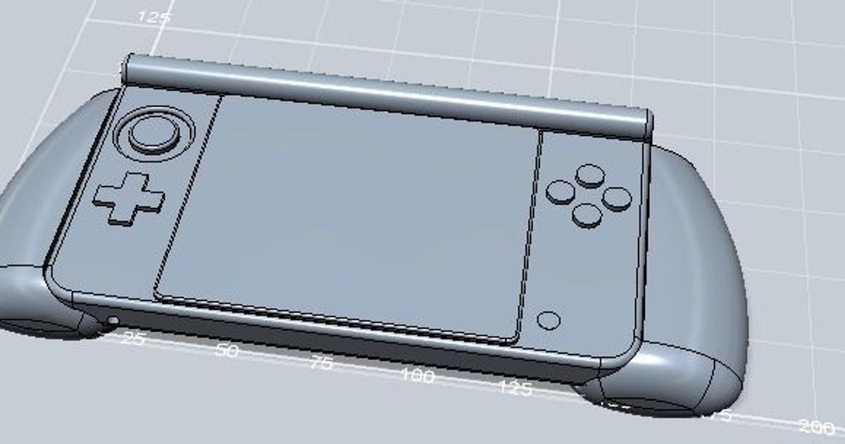 Grips for Nintendo 3DS XL by another gary Download free STL model