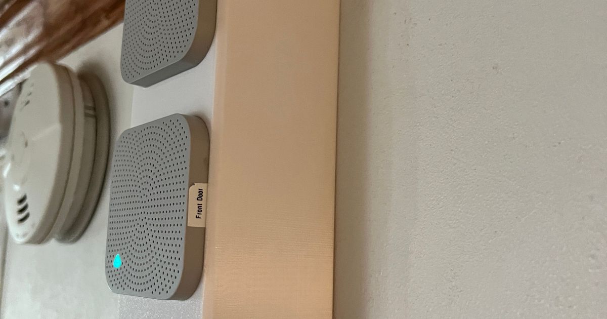 Wyze Doorbell Pro Chime wall mount enclosure for two units. by