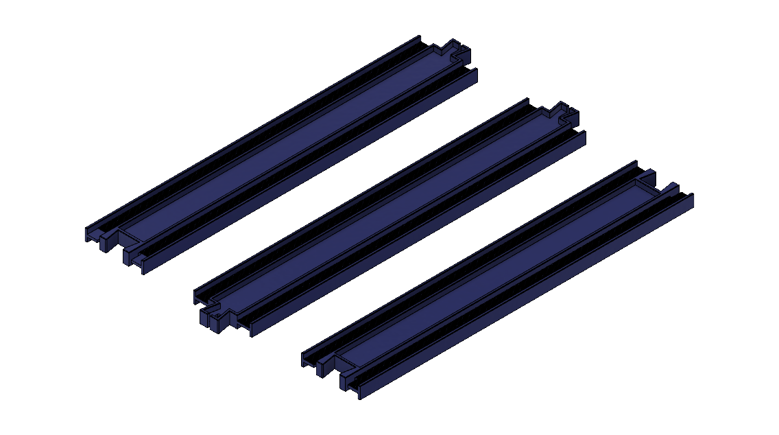 PLARail Full Length Straight Track (R-01)