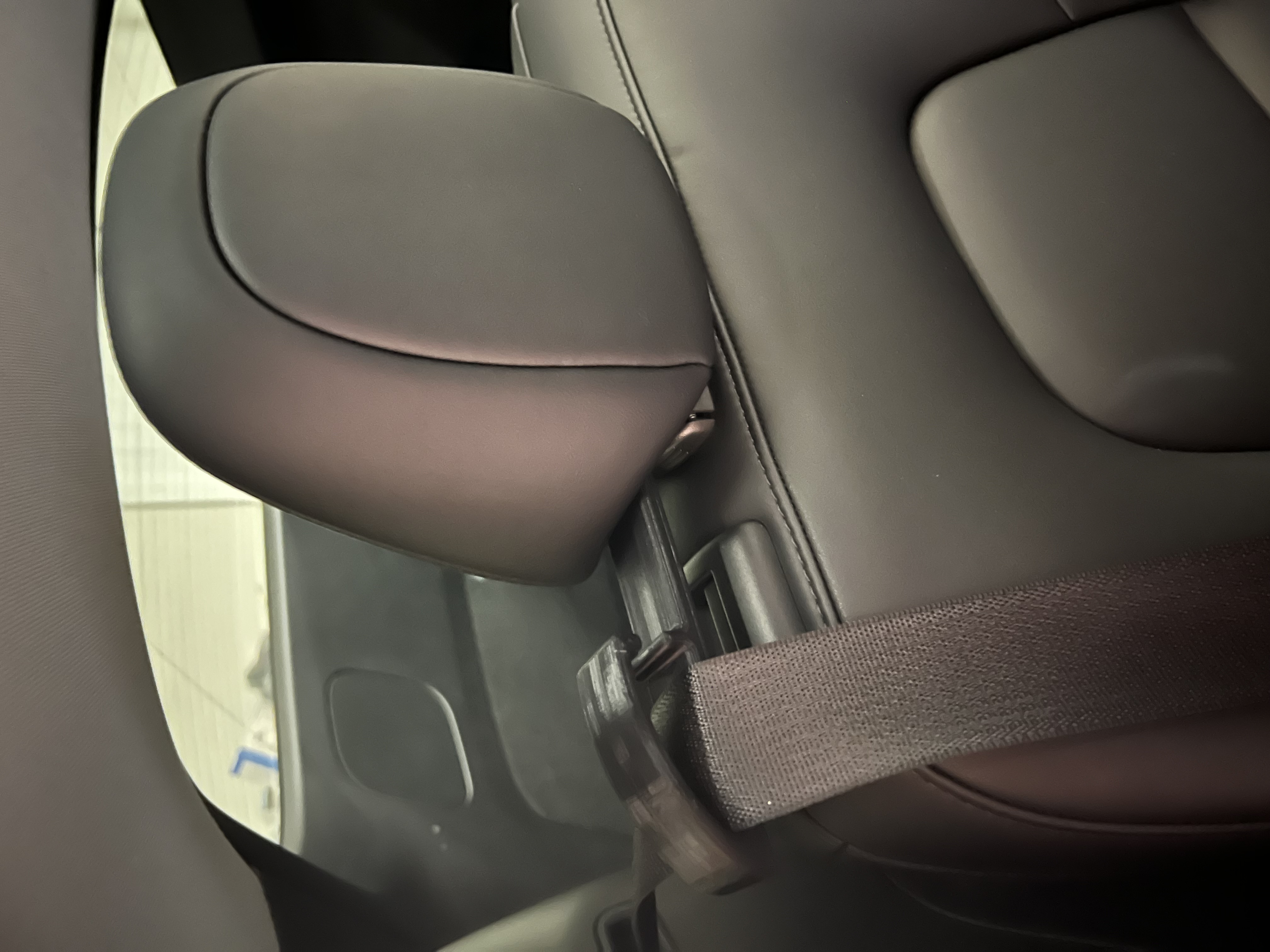 Tesla Model Y Rear Seatbelt Guide