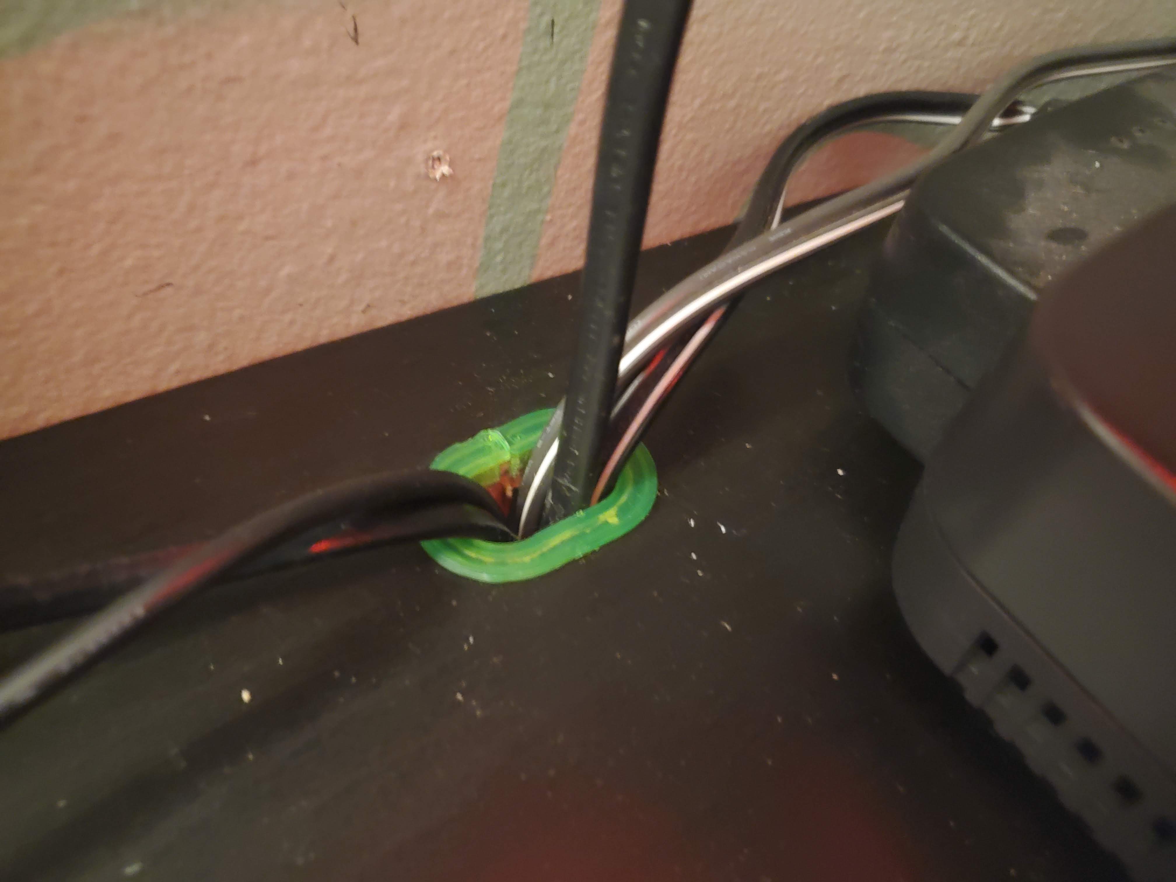Ikea Cable Port Hole Hack