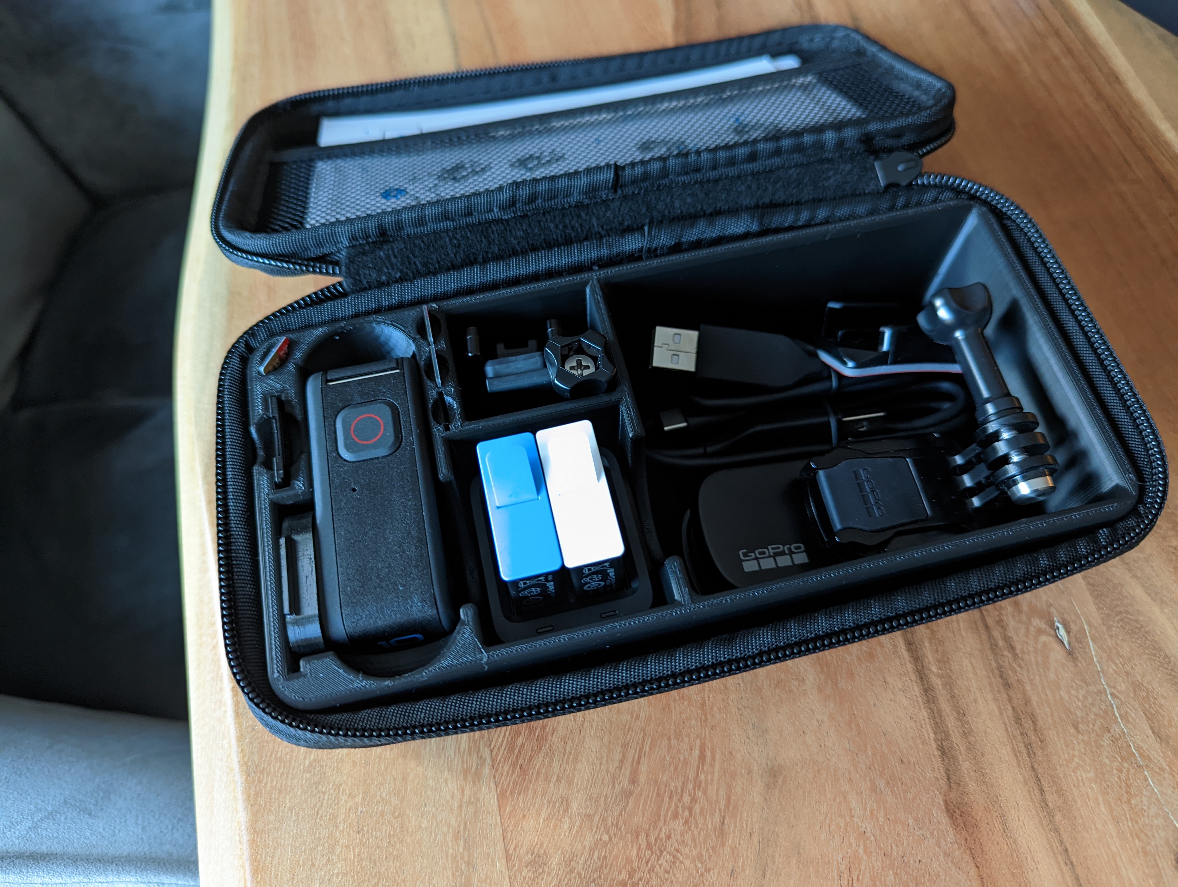 GoPro Hero 10 Case Inlay / Organizer (Remix) by Micha, Download free STL  model