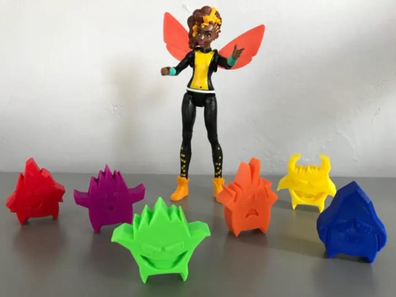 DC Super Hero Girls Kryptomites by Dragon Mountain Design | Download free  STL model | Printables.com