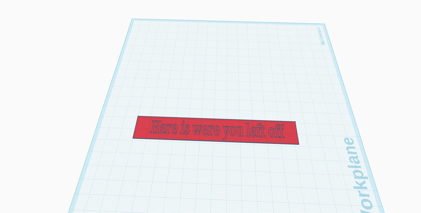 Here is were you left off bookmark