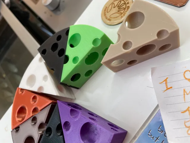 Swiss Cheese Fridge Magnet