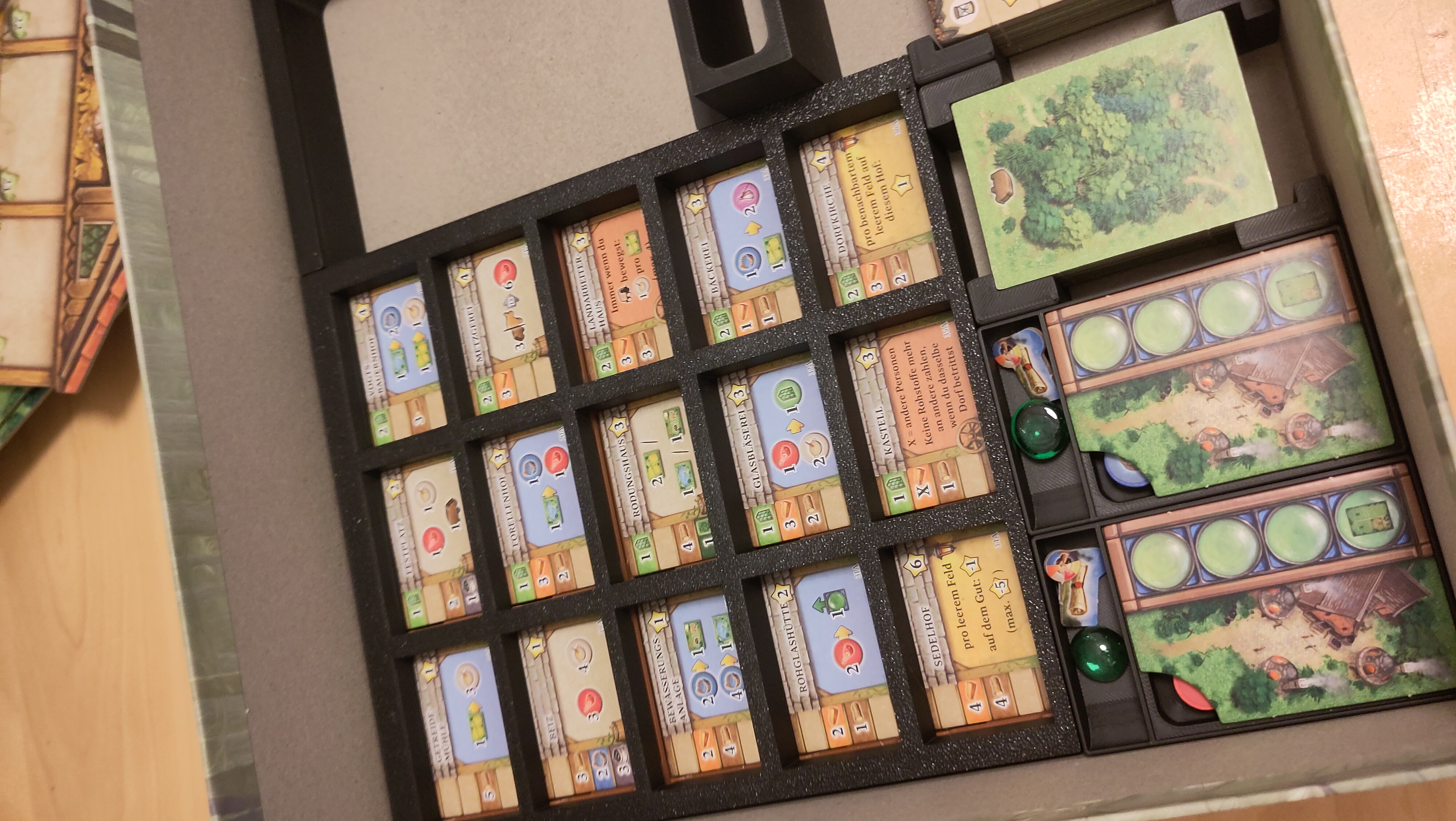 Black Forest - Organizer / Insert with grid for the buildings