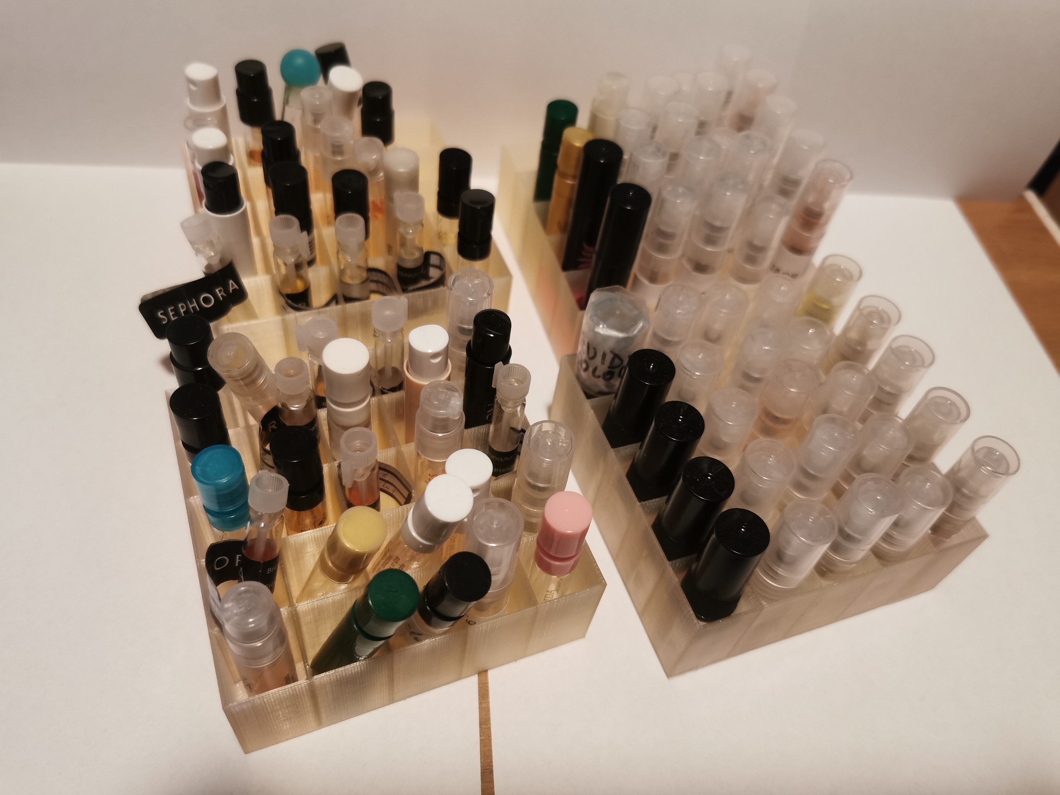 [8tm] Perfume sample holder box 5x5 (16mm x 16mm x 30mm) by 8tm