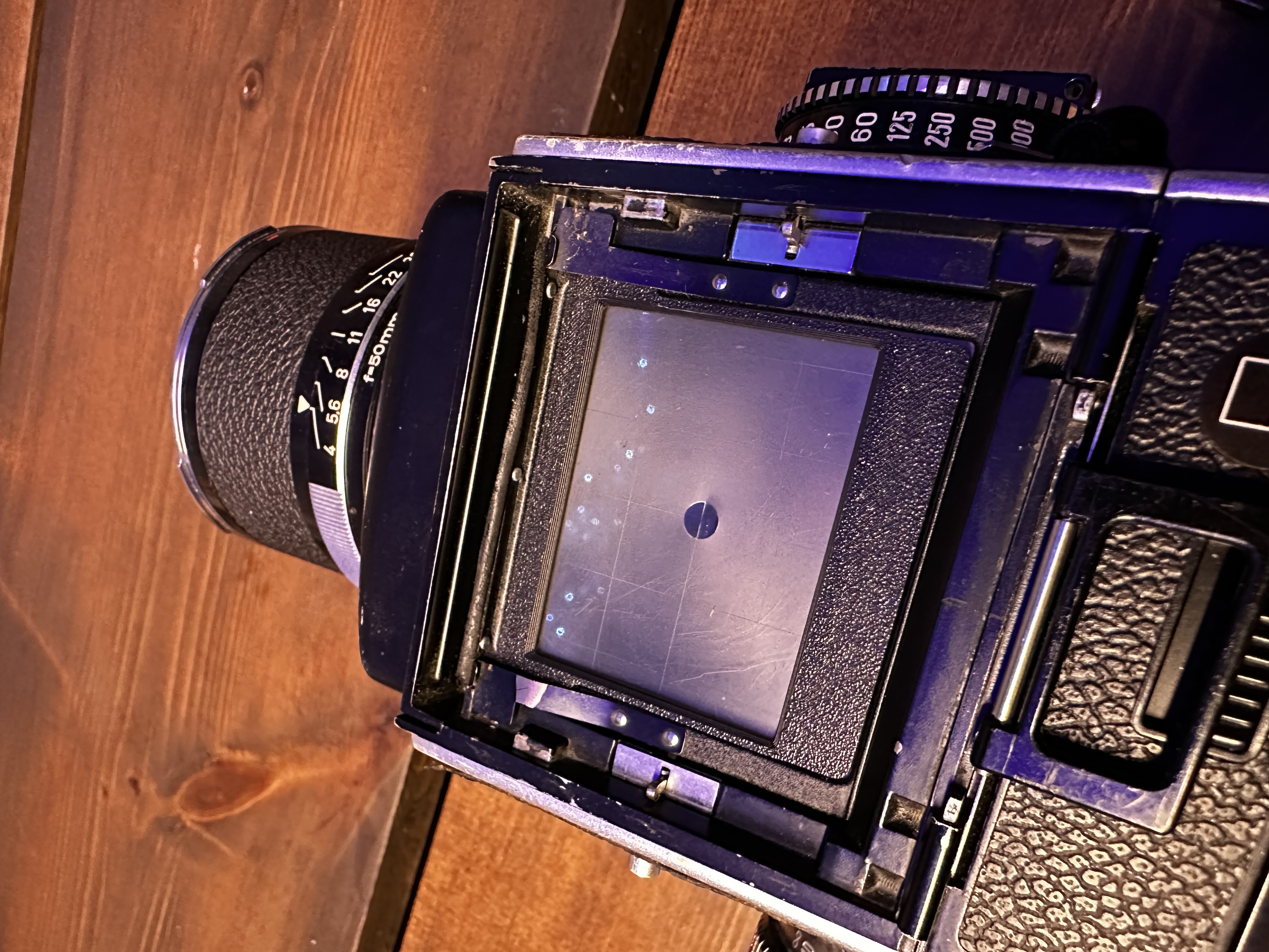 Rolleiflex SL66 6x4.5 viewfinder mask