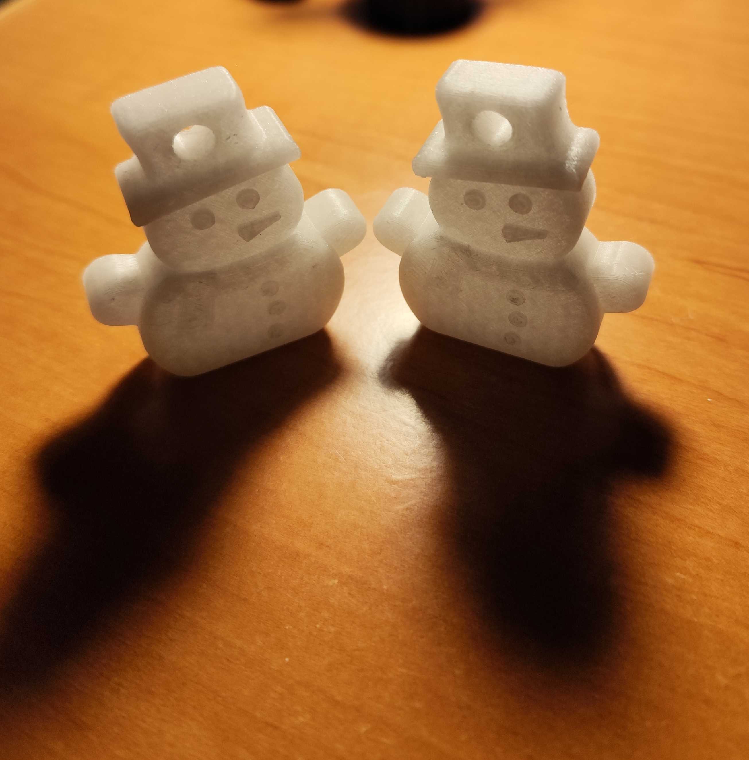 Snowman keychain