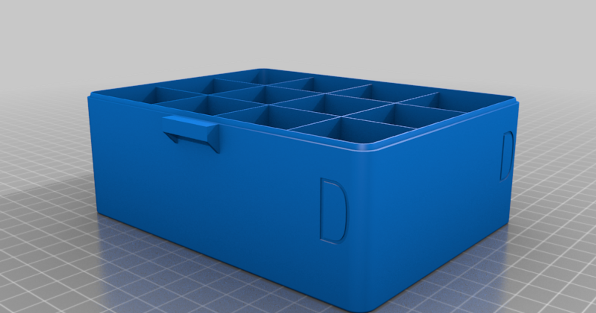 D Battery Box by brass_ring Download free STL model