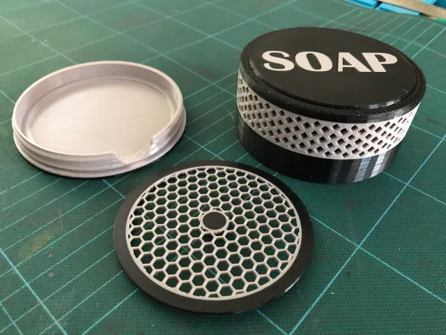 Stackable Round Soap Box