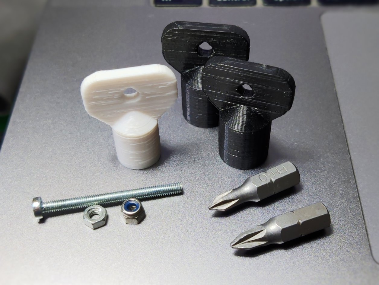Miniatura 2 do modelo 3D Mini Hex Key Socket Wrench
