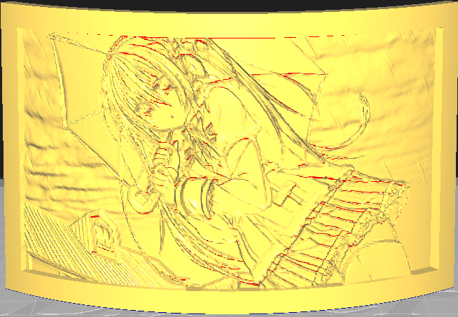 Anime Girl Lithophane