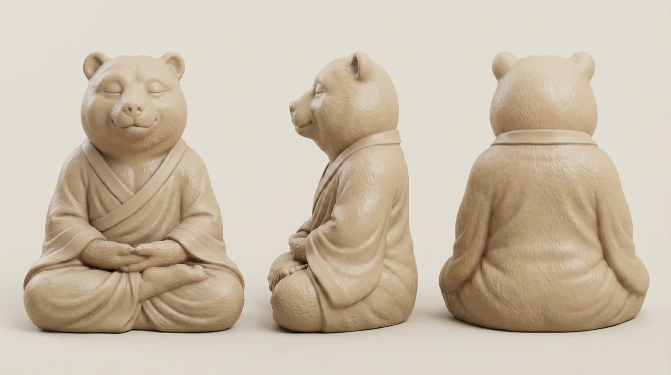 Bear Meditating — miniatura 2