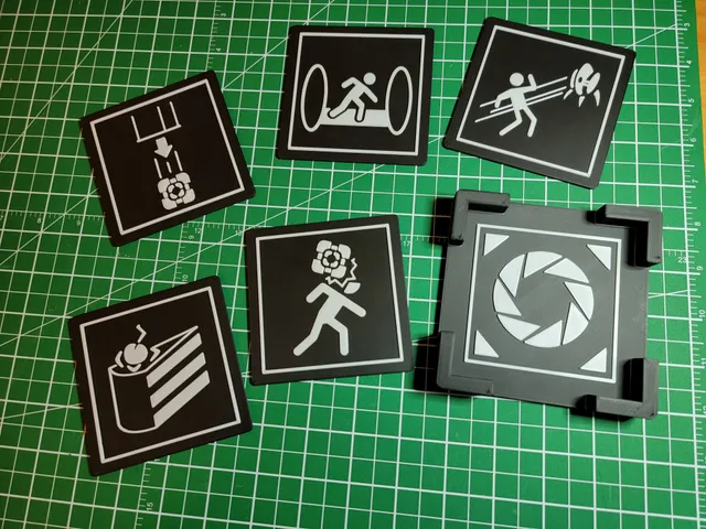 Portal Drink Coasters