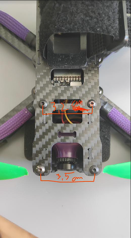 FPV drone GoPro mount