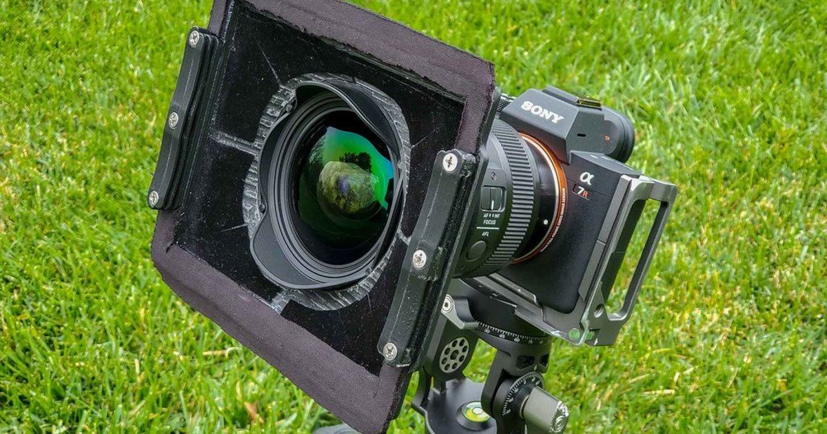 Camera Lens 150mm Filter Holder by Cole Kinser Photography Download