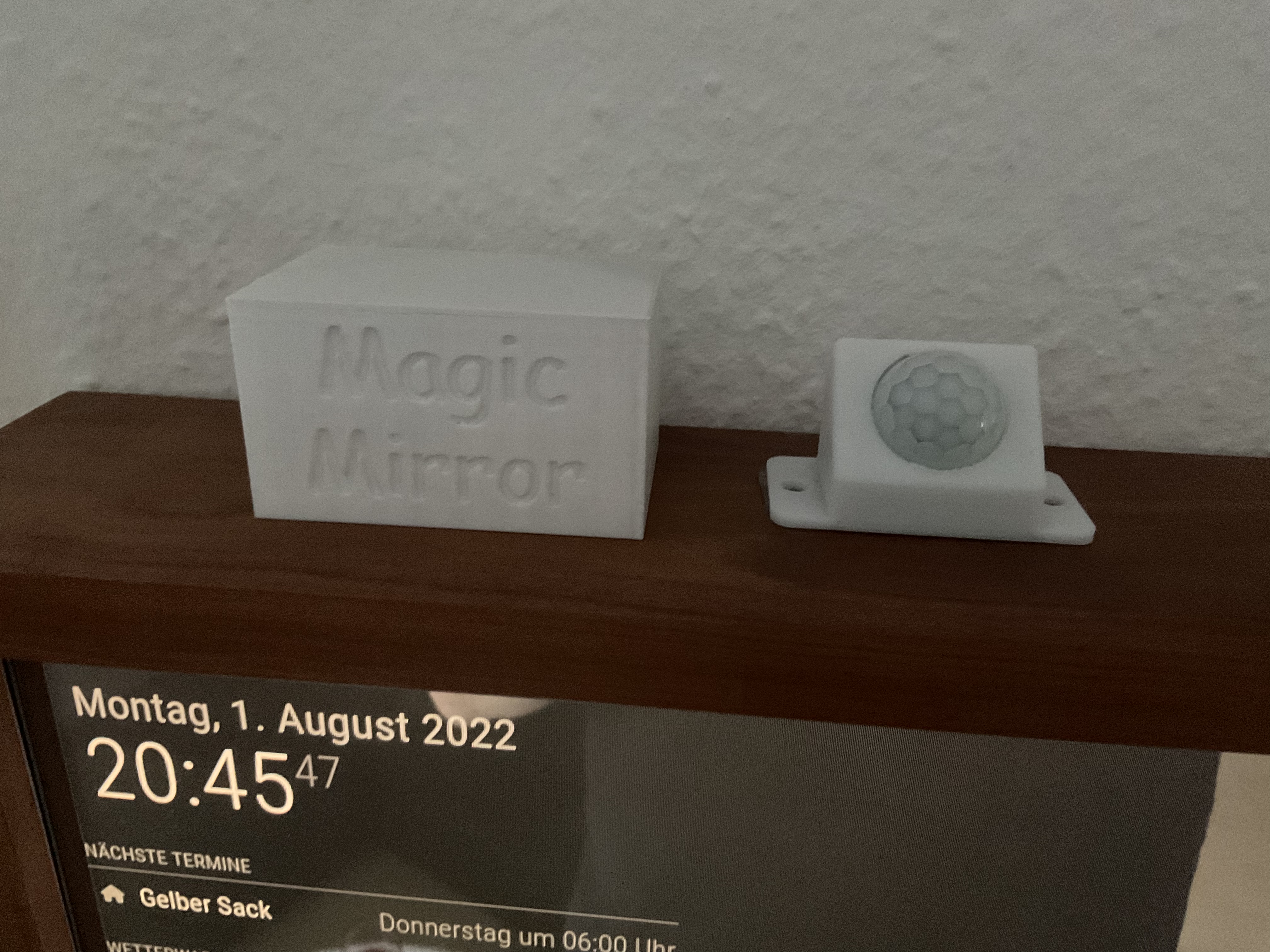 PIR sensor blocker for Magic Mirror