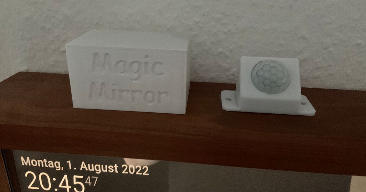 PIR sensor blocker for Magic Mirror by AWSW Download free STL model