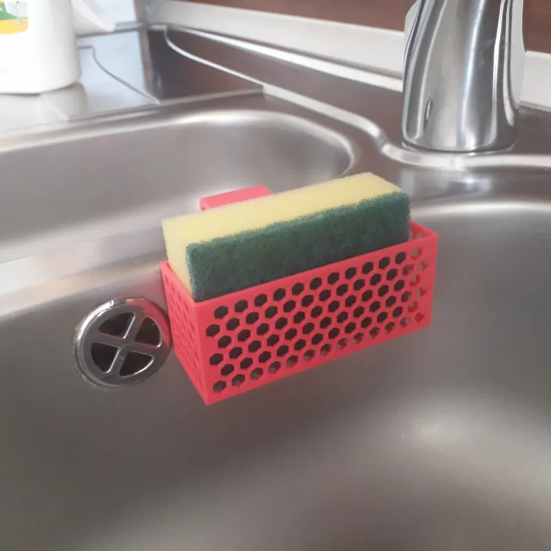 Free STL file Dish Wand Refillable Soap Scrubber Holder for Kitchen Sink  🧼・3D print object to download・Cults