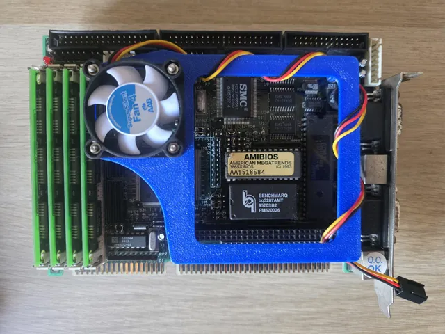 Fan (40mm) holder for INTERLOGIC INDUSTRIES  ASC386SX (PC104 hole pattern)