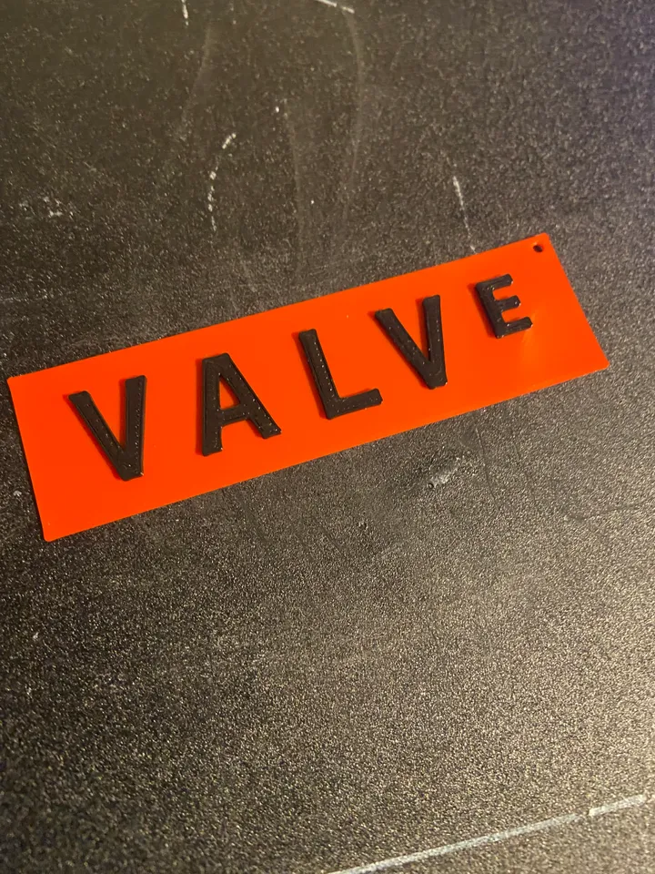 Valve Software Keychain Logo par gaspard