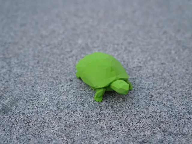 Low Poly Schildkröte