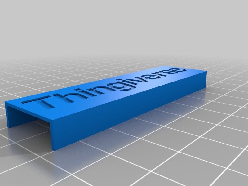 Shelf Sign by Andreas_O Download free STL model