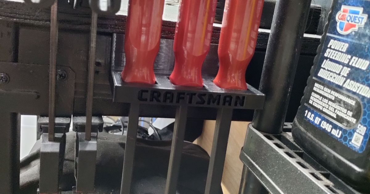 Craftsman Pry Bar Holder by jasondilts Download free STL model