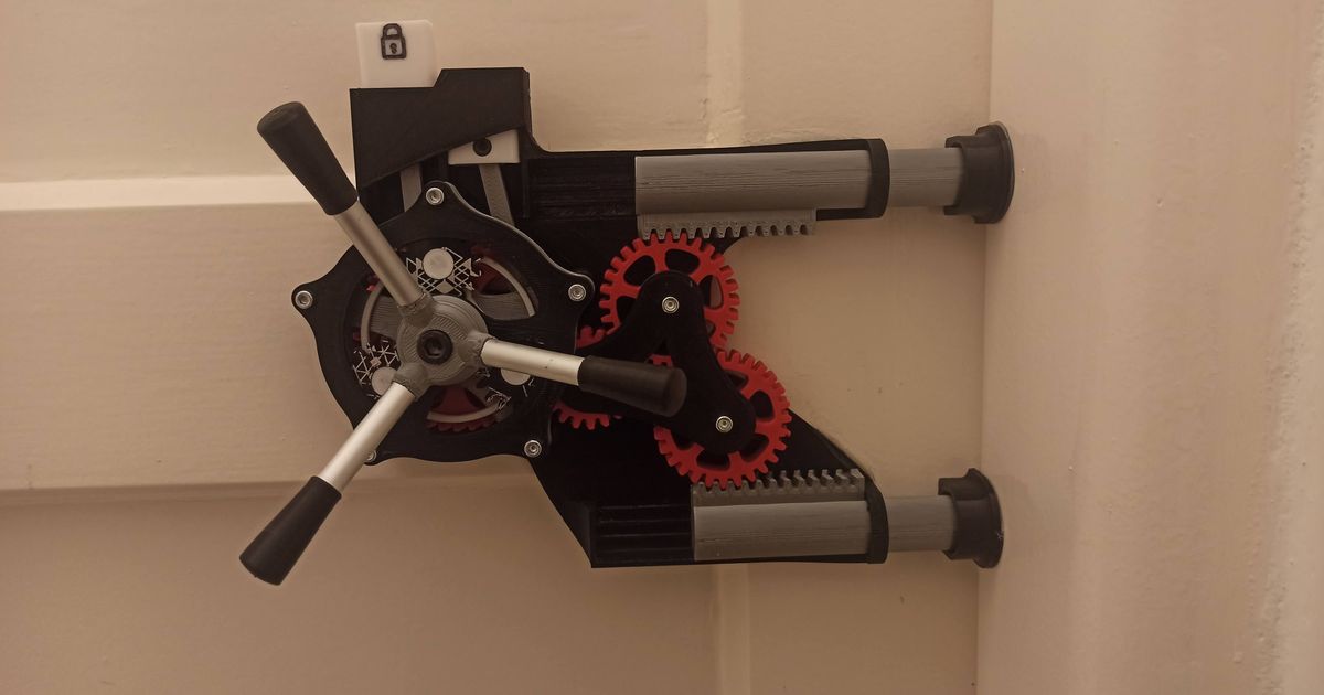 Over engineered door lock by Yeet Download free STL model