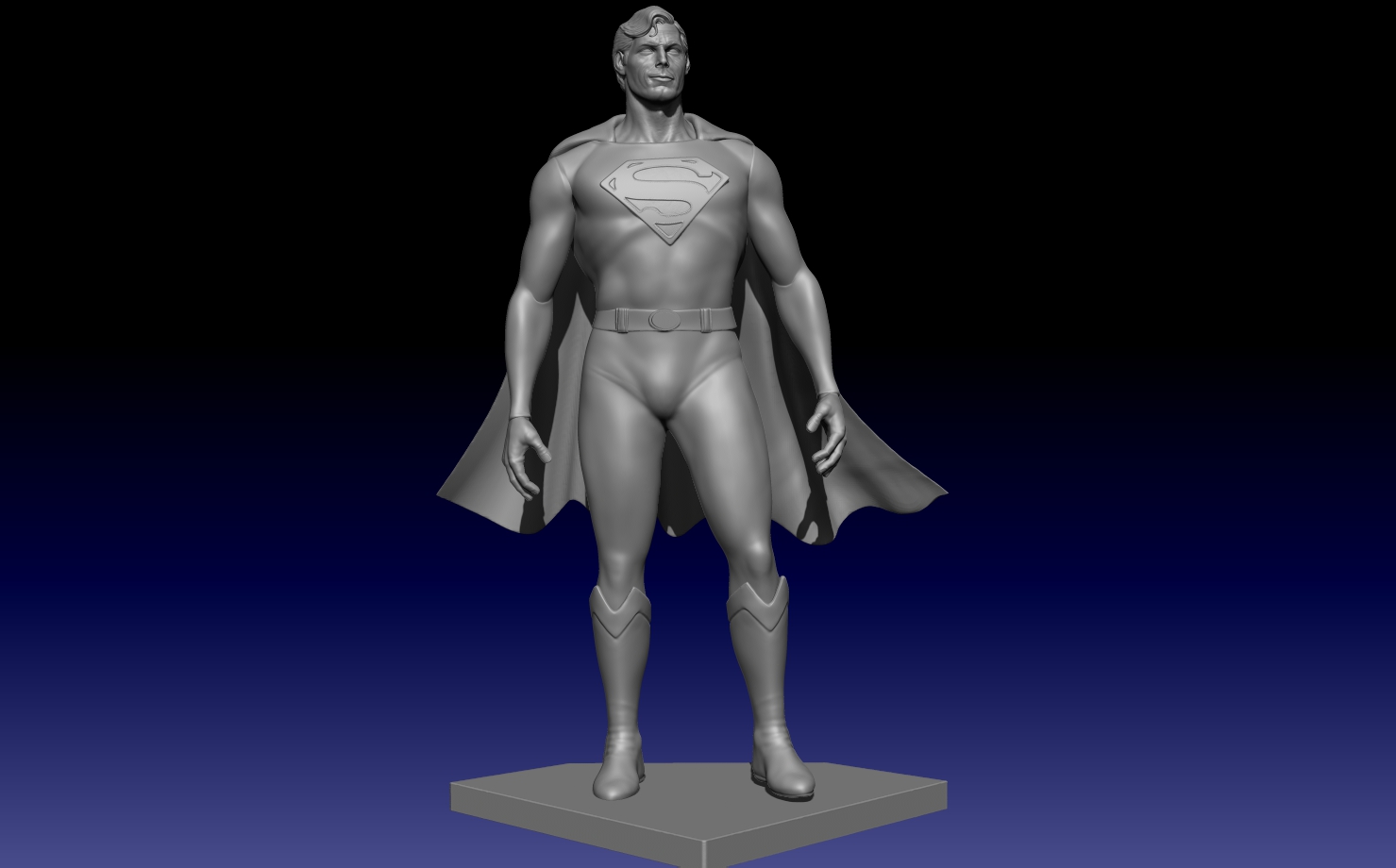 Miniatura 5 do modelo 3D Superman Bust