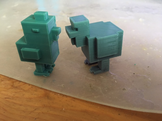 minecraft and crossy road chickens