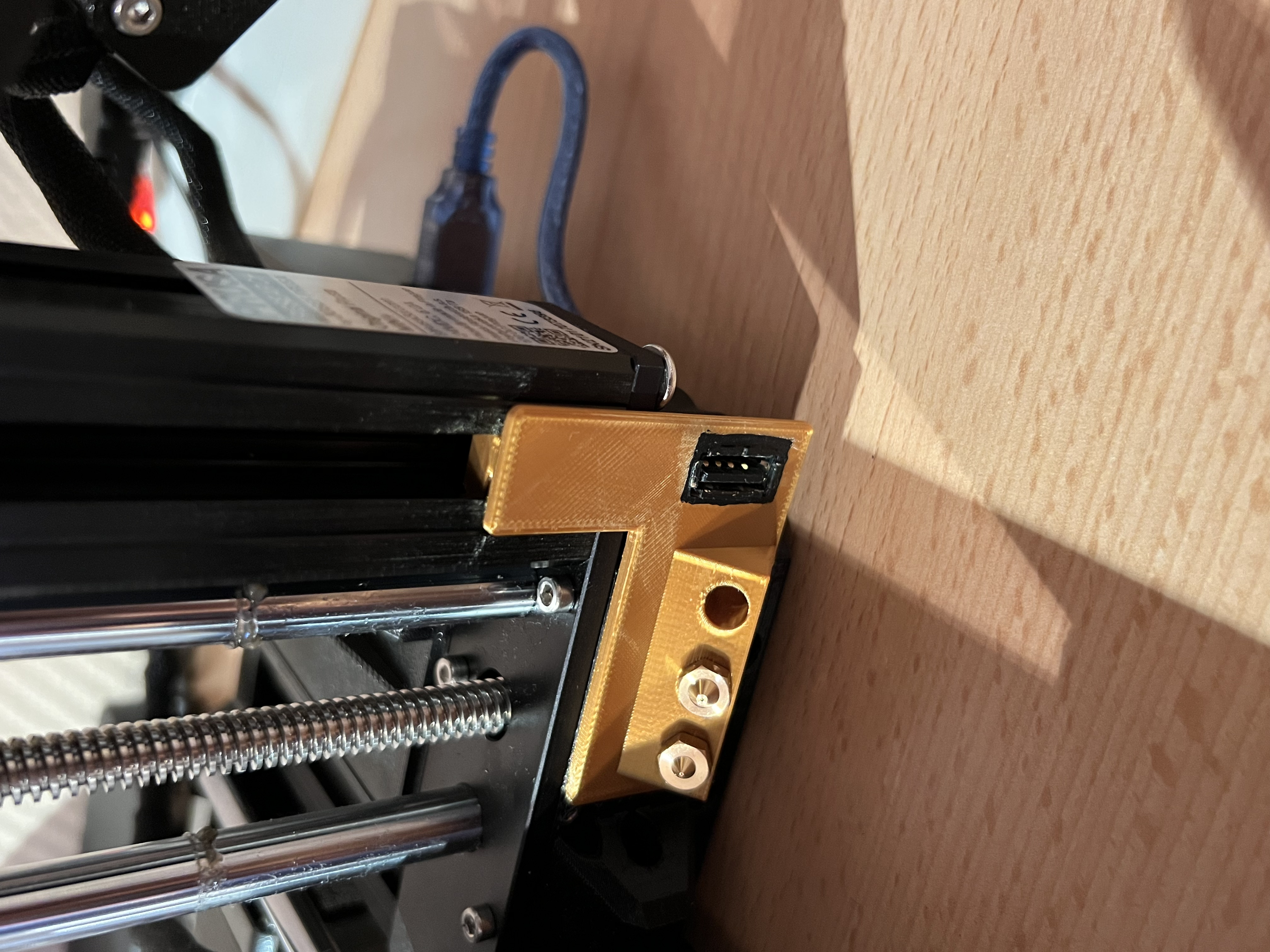 USB- & Düsenhalter für Prusa Mini
