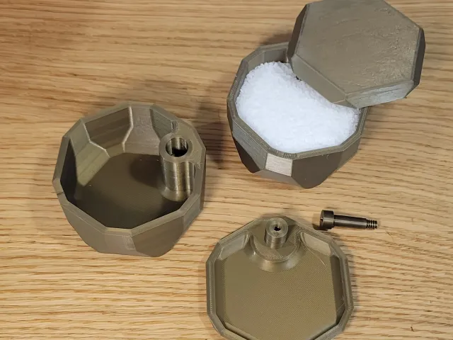 Hexagonal salt box, Salt Cellar
