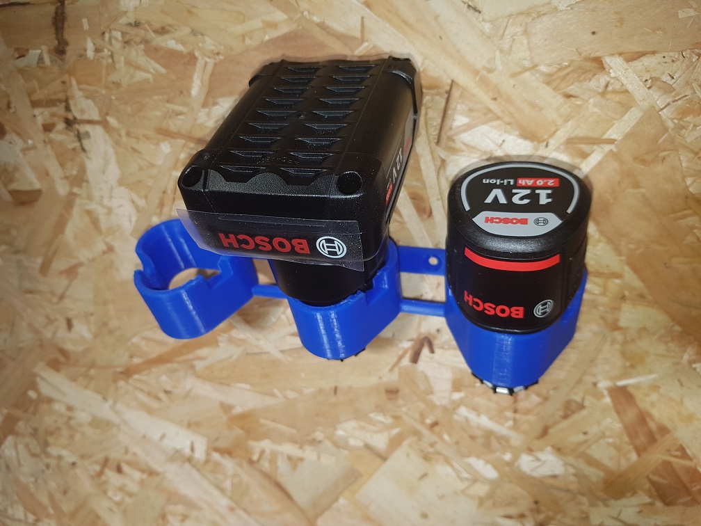 Bosch 12V battery holder by coxx Download free STL model