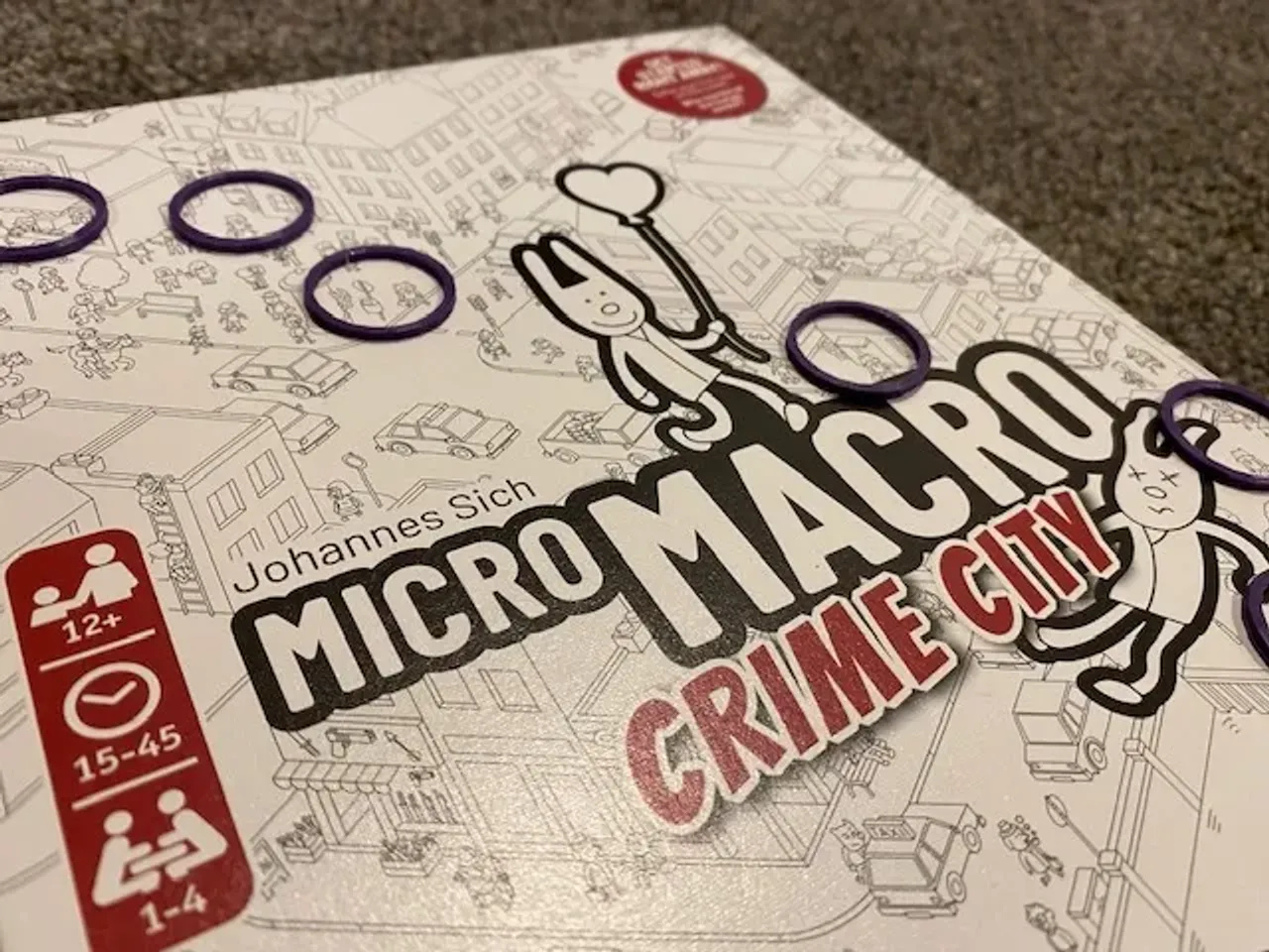 Micro Macro Crime City Board Game Upgrade 