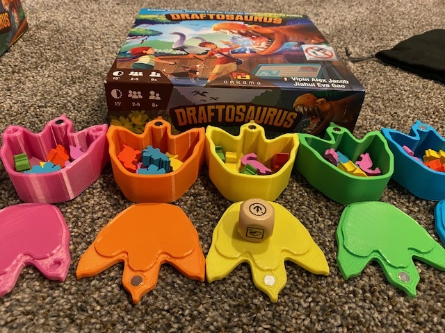 Draftosaurus Game Box Organizer 