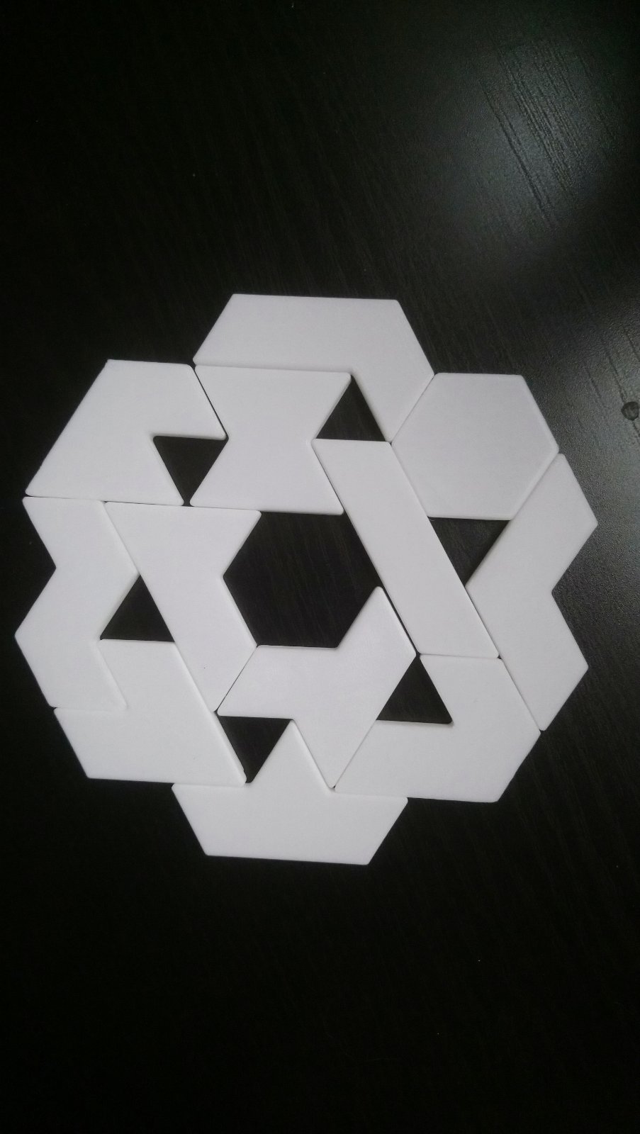 Hexiamonds puzzle